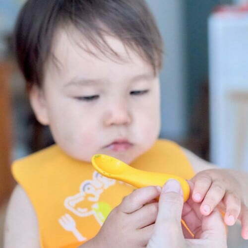 Marcus & Marcus SIlicone Palm Grasp Spoon & Fork