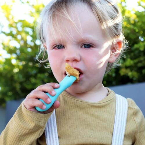 Marcus & Marcus SIlicone Palm Grasp Spoon & Fork