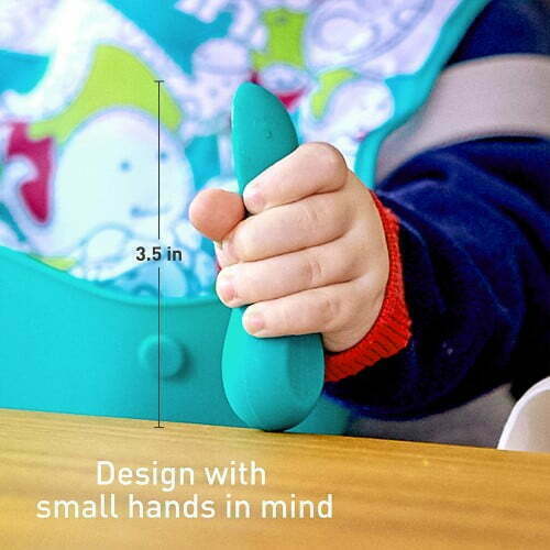 Marcus & Marcus SIlicone Palm Grasp Spoon & Fork
