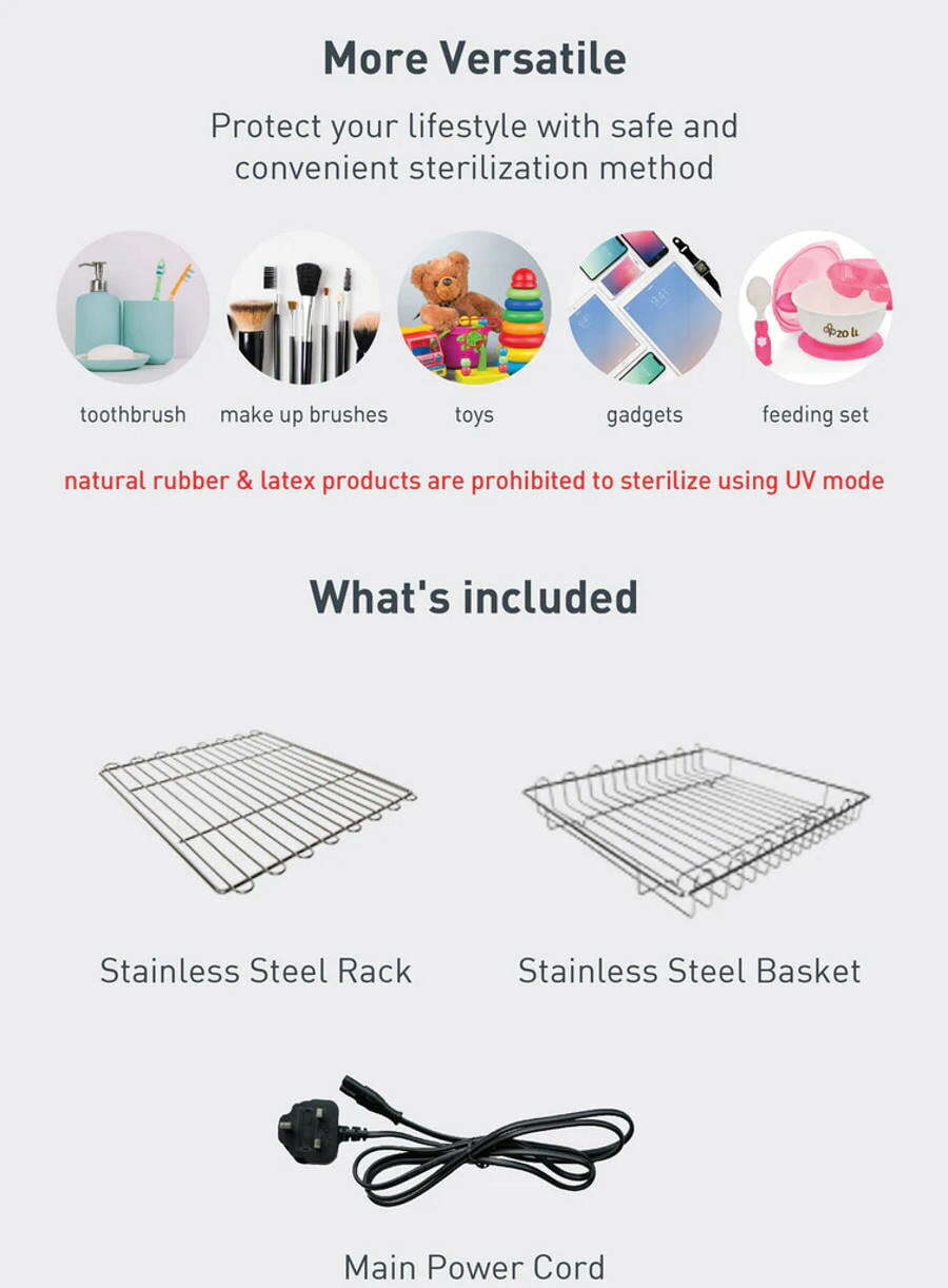 Haenim 3G+ UV Steriliser Descriptions