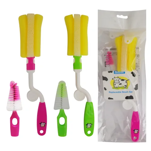 Basilic Bottle Brush Sponge & Nylon D252 Basilic: Bottle Brush