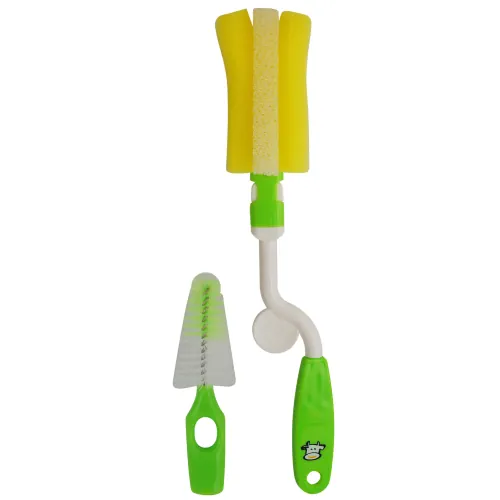 Basilic Bottle Brush Sponge & Nylon GREEN Basilic Bottle Brush Sponge & Nylon GREEN