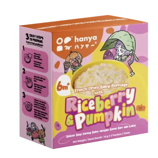 Hanya Freeze Dried Porridge RICEBERRY & PUMPKIN