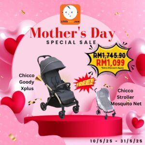 Chicco: Goody XPlus Stroller FOC Stroller Mosquito Net