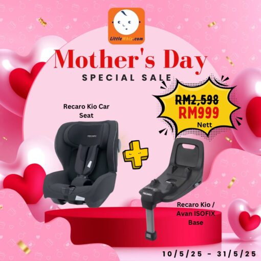 RM2,699 - 5 Recaro: KIO Convertible Car Seat | Isofix