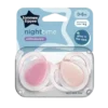 Tommee Tippee - Night Time Soother -0to6M-Pink