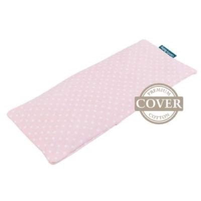 Comfy Baby Buckwheat Pillow Cover Pink Polka Dot