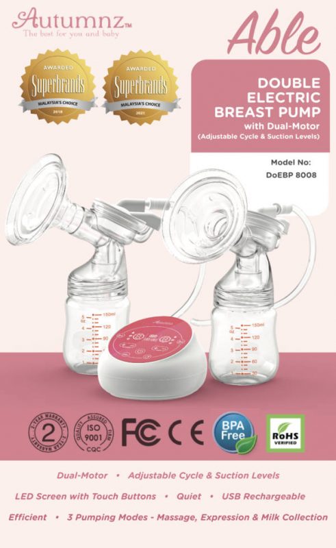 Autumnz Able Double Electric Breast Pump Descriptions