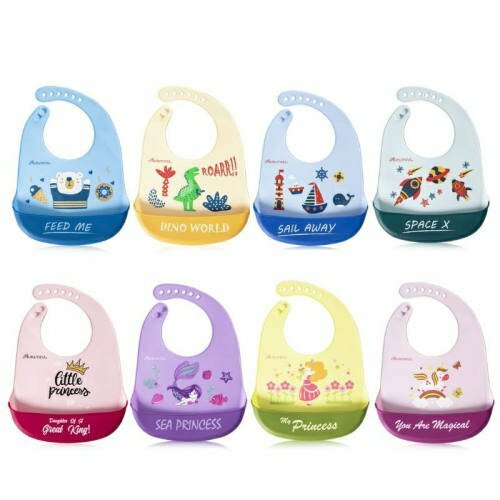 Autumnz Adjustable Soft SIlicone Bib