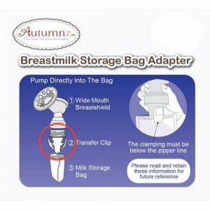 Autumnz Breastmilk Storage Bag Adaptor1