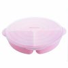 Autumnz DIvided Plate With Lid PINK