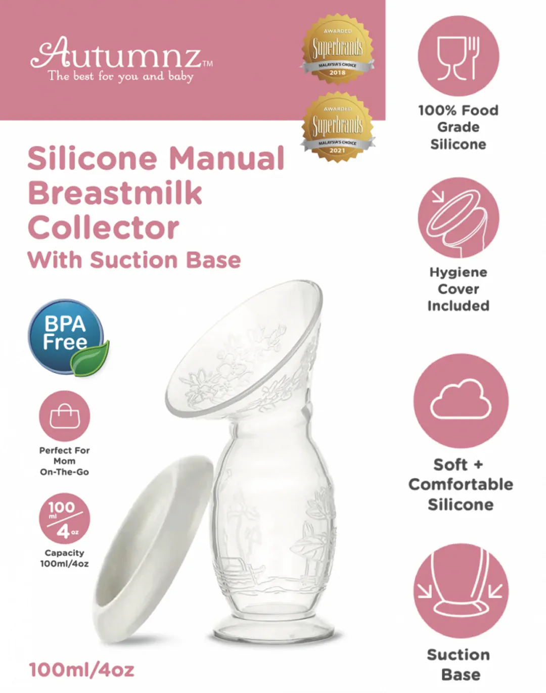 Autumnz Manual Breast Milk Collector