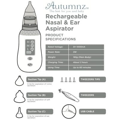 Autumnz Nasal & Ear Aspirator Description