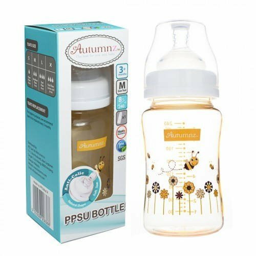 Autumnz PPSU Wide-Neck Bottle 8oz HONEY BEE
