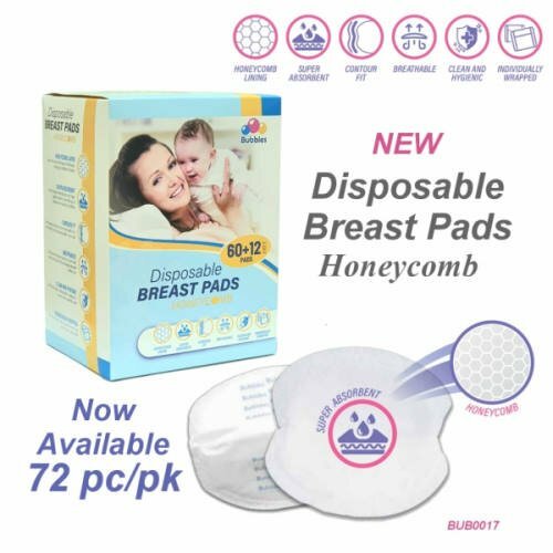 Bubbles Disposable Honeycomb Breast Pads2