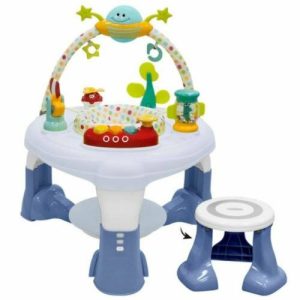 Bubbles SPin & Jump Multi Function Activity Center BLUE