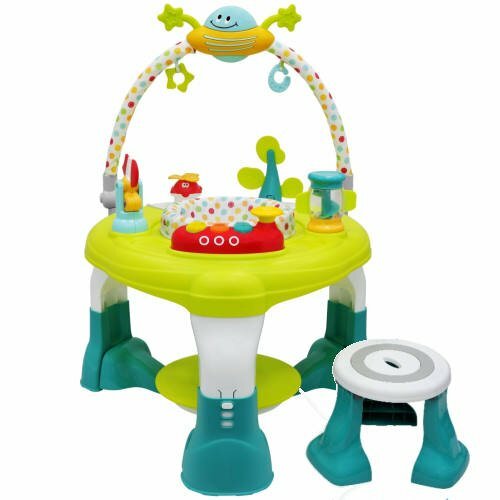 Bubbles SPin & Jump Multi Function Activity Center GREEN