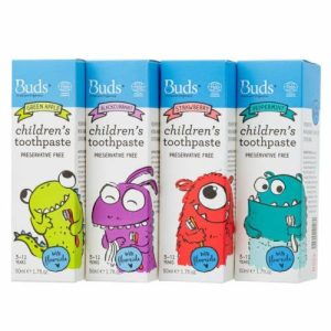 Buds Organics Children's Toothpaste With Fluoride 50ml