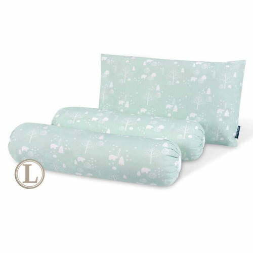 Comfy Baby Pillow & Bolster Set GREEN BEAR SIZE L