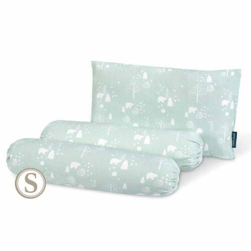 Comfy Baby Pillow & Bolster Set GREEN BEAR