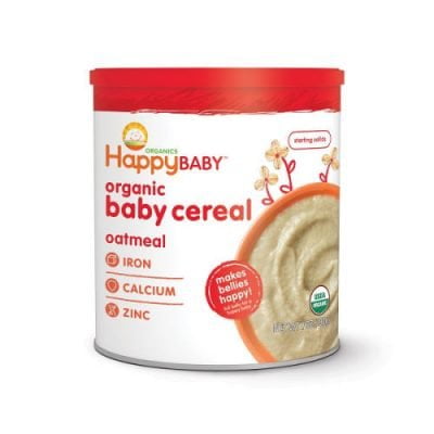 Happy Baby Organic Baby Cereal OATMEAL
