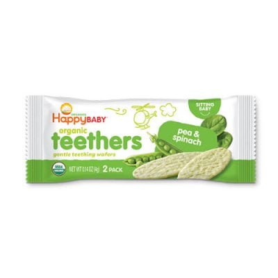 Happy Baby Organic Teethers PEAS & SPINACH