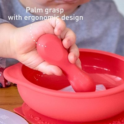 Marcus & Marcus SIlicone Palm Grasp Spoon & Fork