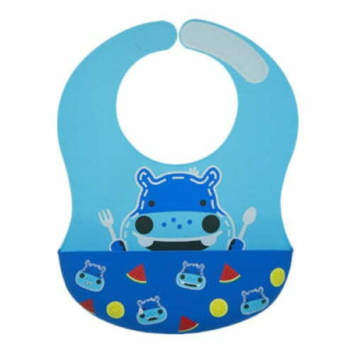 Marcus & Marcus Wide Coverage Silicone Baby Bib Lucas