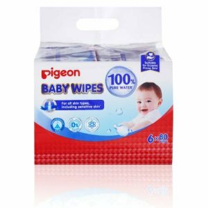 Pigeon Baby Wipes 80 x 6 packs