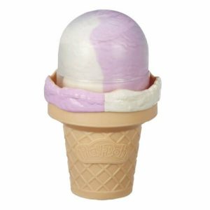 Play-Doh Ice Cream Ice Cone Lilac & White