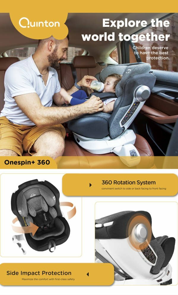 Quinton Onespin 360 isofix Car Seat Descriptions