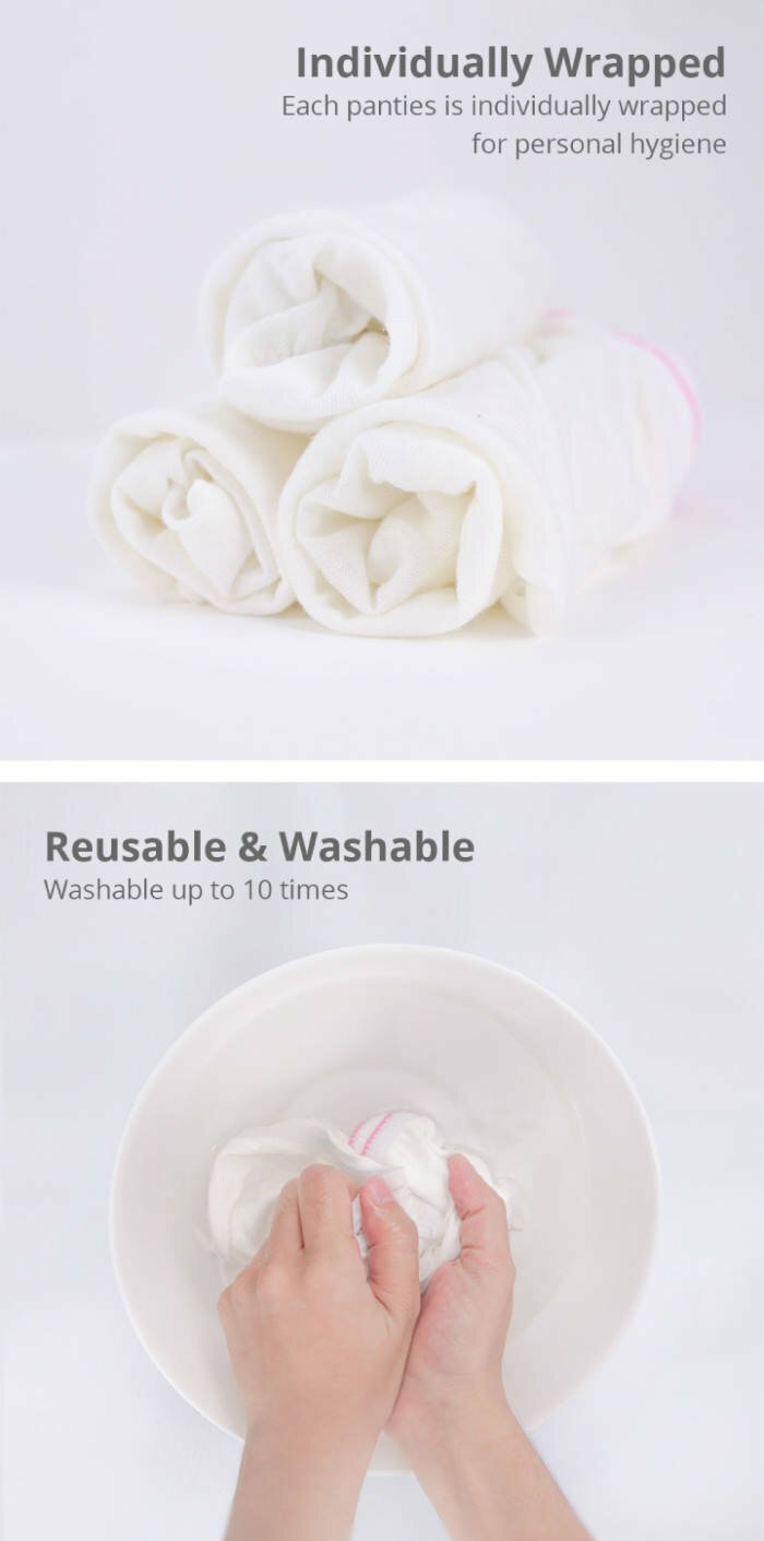 Shapee Disposable Ladies Cotton Panties Product Descriptions