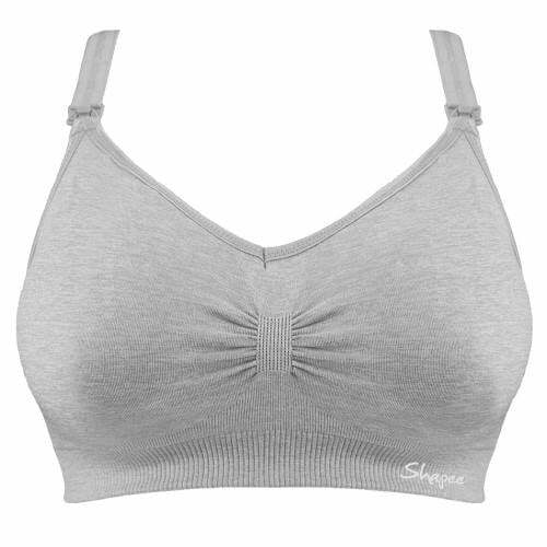 Check for your size chart. Comfy Nursing bra available in stripped grey  Price: #3,800