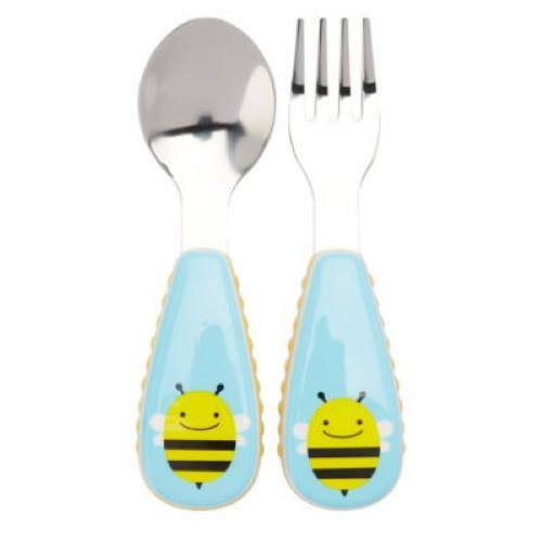 Skip Hop Zootensils Fork & Spoon Set BEE