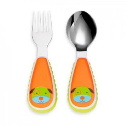 Skip Hop Zootensils Fork & Spoon Set DOG