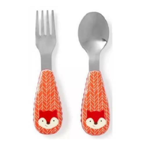 Skip Hop Zootensils Fork & Spoon Set FOX