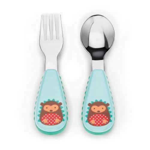 Skip Hop Zootensils Fork & Spoon Set HEDGEHOG