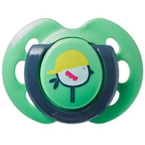Tommee Tippee Air Style Orthodontic Soother 0-6M GREEN CHICK