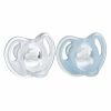 Tommee Tippee Ultra Light Silicone Soother 2pc WHITE BLUE