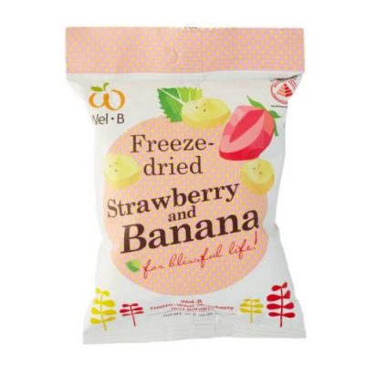 Wel.B Freeze Dried Snack STRAWBERRY & BANANA