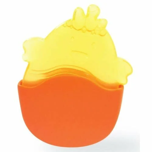 Autumnz Lollipop Silicone Teether ( with PP handle ) 6m+ Orange