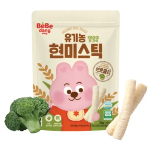 Bebedang Baby Organic Brown Rice Stick BROCCOLI