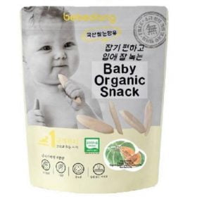 Bebedang Baby Organic Puffed Rice Snack RICE BUD & PUMPKIN