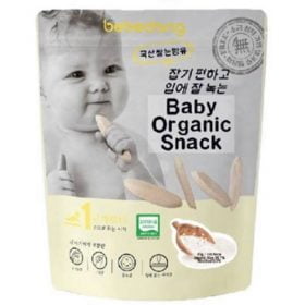 Bebedang Baby Organic Puffed Rice Snack RICE BUD & WHITE RICE
