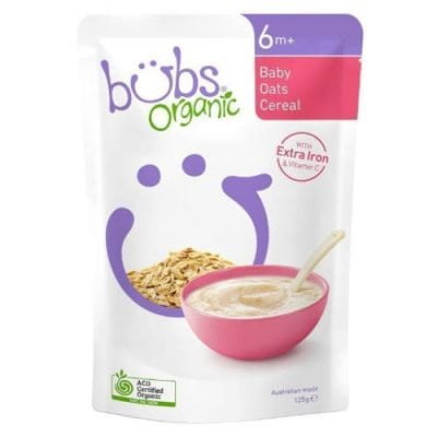 Bubs Organic Cereal Baby Oat Cereal