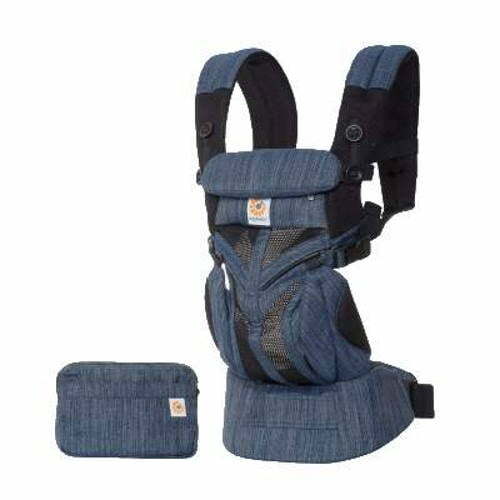 Ergobaby Baby Carrier - Omni 360 All-In-One Carrier - Cool Air Mesh INDIGO WEAVE