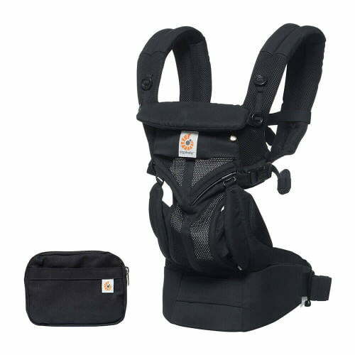 Ergobaby Baby Carrier - Omni 360 All-In-One Carrier - Cool Air Mesh ONYX BLACK