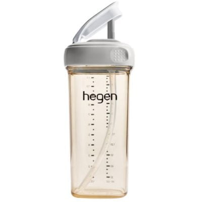 Hegen PCTO Straw Cup PPSU 330ml GREY