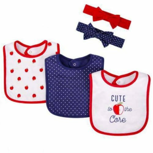 Hudson Baby: Bib & Headband Set