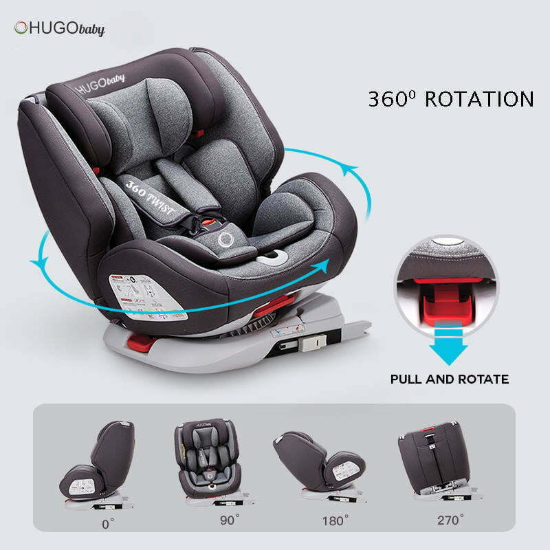 HugoBaby 360 Twist Car Seat Descriptions 1